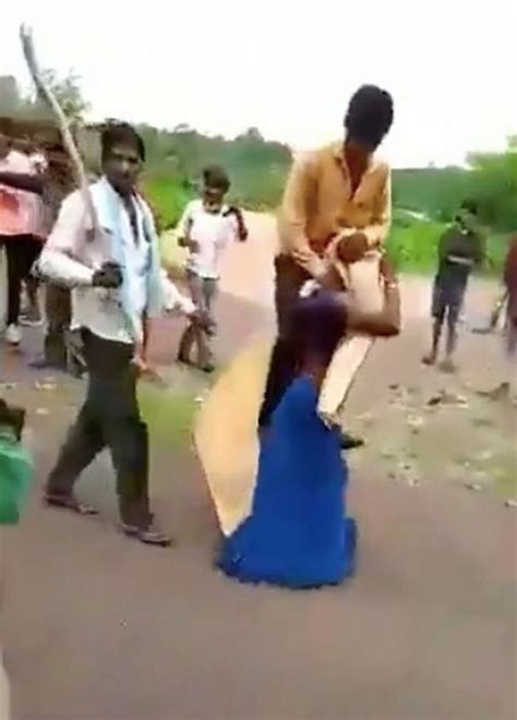 wife accused of affair forced to carry husband on shoulders in