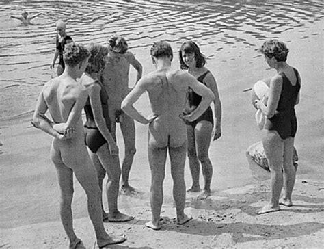 vintage nude mixed swimming cfnm