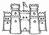 Castle Coloring Pages Kids Printable sketch template