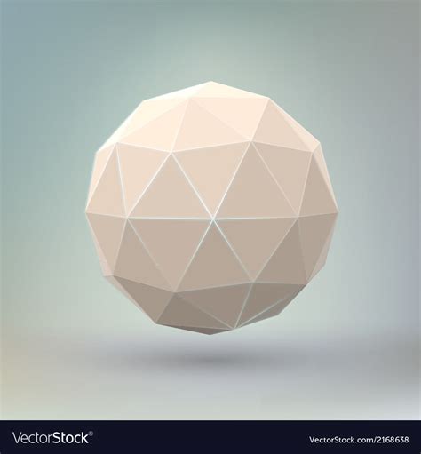 abstract geometric spherical shape royalty  vector image