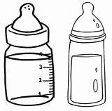 Baby Coloring Bottles Fun Pages sketch template