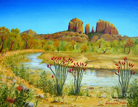 Sedona Arizona Painting By Jerome Stumphauzer
