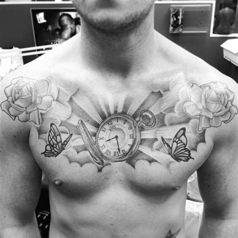 35 Cloud Tattoos On Chest