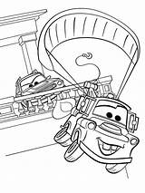 Coloring Cars Pages Mater Printable Kids Color sketch template