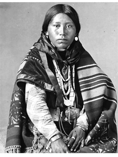 A Native American Woman 1880s Native American Women Native