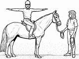Ausmalbilder Pferde Reiterin Reiter Ausdrucken Pferd Ausmalbild Malvorlage Ausmalen Malvorlagen Longieren Turnier Kinderbilder Humanoid Springen Mandalas sketch template