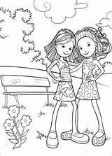 Coloring Groovy Pages Girls Kids Camping Book Fun Printable Cute Målarböcker Drawing Dot Kleurplaat Colour Paint Girl Mandala Mazes Drawings sketch template