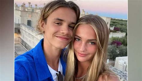david beckham s son romeo and his model girlfriend mia regan reveal