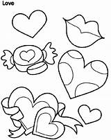 Coloring Crayola Kisses Hearts Pages sketch template