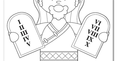 ten commandments coloring page coloring pages  catholic kids