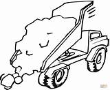 Truck Coloring Pages Trucks Cement Mixer Sand Printable Crane Drawing Dump Tipper Mail Color Construction Digger Grave Clipart Boys Getdrawings sketch template