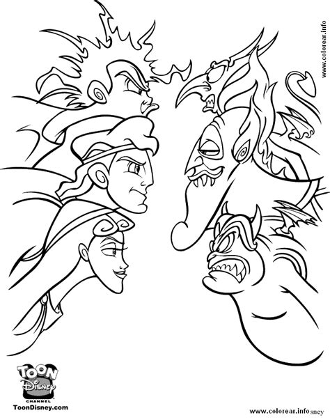 disney hercules coloring pages coloring home