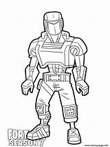 Coloring Pages Raider Renegade Printable Fortnite sketch template