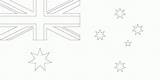 Flag Australia Coloring Pages Around Comments sketch template