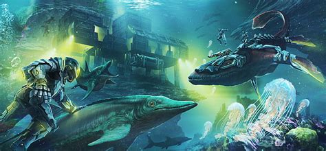 hd wallpaper ark survival evolved  games  hd  underwater