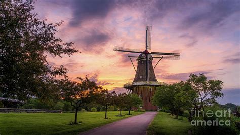 windmill  holland michigan  dawn photograph  liesl walsh fine art america
