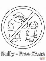 Coloring Bully Pages Bullying Zone Printable Anti Colorear Para Dibujos Sheets Kids Don Supercoloring Nobullying Drawing Search Choose Grade Board sketch template