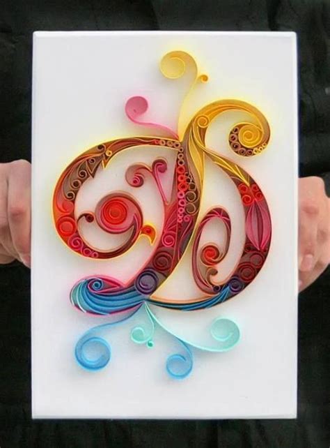 arte quilling quilling letters origami  quilling quilled paper