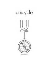 Coloring Unicycle Worksheet Change Style Template sketch template