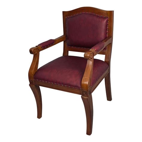 solid mahogany wood office chair antique style classic office chair