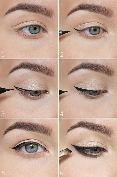easy step  step eyeliner tutorials  beginners makeup