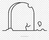 Lapidas Tombstone Pinclipart sketch template
