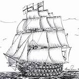 Hms Victory Drawing Flagship Draw Ship Shoorayner Nelson Battle Ships Admiral Drawings Trafalgar Rayner Shoo sketch template