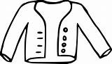 Clipart Jacket Coat Outline Clip Vest Cliparts Jacke Jackets Leather Line Shirt Vector Cartoon Clothing Winter Svg Clipartpanda Easy Gratis sketch template