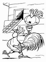Snorkels Proudly Snorks Rooster Walking Coloring Pages sketch template