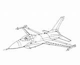Jet Drawing Fighter Coloring 16 Aircraft Pages Line Plane Draw Drawings Military Amd Jets Step F16 Fighting Airplane Falcon Colouring sketch template