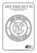 Coloring Pages York Fc Logo City Logos Mls Soccer Clubs Cool Jersey Kids League Major sketch template