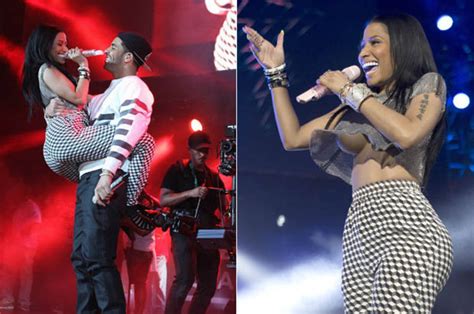 Nicki Minaj Straddles Drake While Rihanna Stays Backstage At Summer Jam