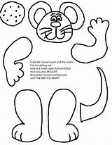 Mouse Cookie Give Coloring If Pages Kids Paper Printable Crafts sketch template