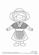 Welsh Colouring Coloring Pages Girl St Wales David Dragon Kids Saint Colour Crafts Traditional Activity Davids Clothes Make Popular Activityvillage sketch template
