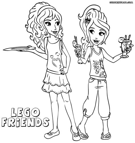 lego friends coloring pages printable coloring home
