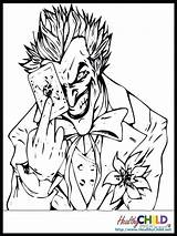 Joker Coloring Batman Pages Vs Getcolorings Printable Popular Print sketch template