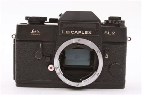 used leica leicaflex sl2 35mm film slr camera body black green