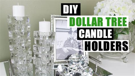 diy dollar tree candle holders dollar store diy