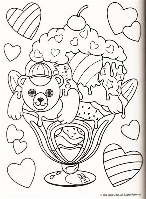lisa frank coloring pages   lovely kids unicorn