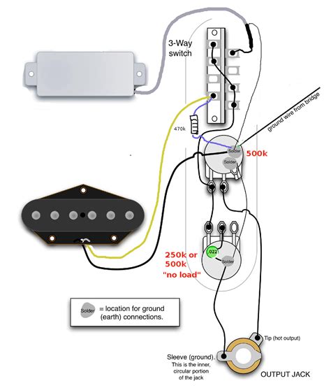 telecaster humbucker wiring diagram fab flow