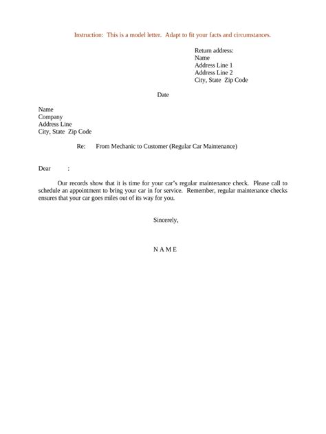 sample letter maintenance form fill   sign printable