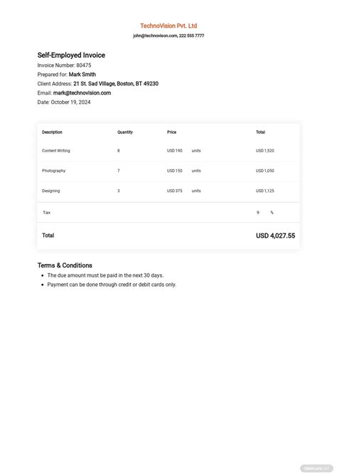 employed invoice template word invoice   employed