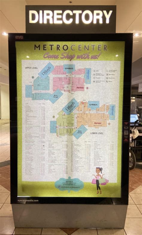 lot metrocenter mall directory