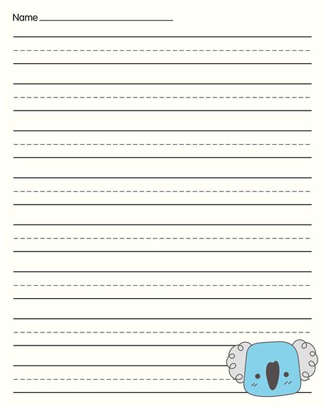 printable primary journal paper discover  beauty  printable