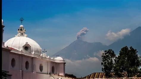 eruption volcan de fuego guatemala youtube