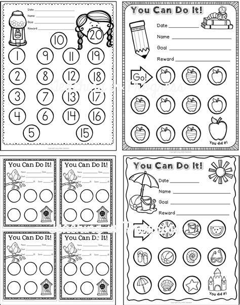 ive    color chart   behavior chart preschool