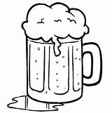 Beer Coloring Pages Table Spill Bottle Colouring Template Clipart Color Print Search Tocolor Button Using sketch template