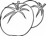 Tomato Coloring Tomatoes Pages Color Outline Other Behind Plant Colouring Clipart Printable Red Tomate Tomatos Paradicsom Drawing Cliparts Fruit Hu sketch template