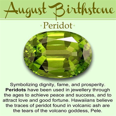 August Birthstone Of The Month Peridot Carters Jewellers Northern Bc