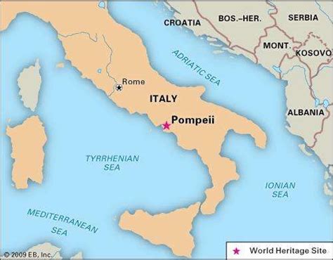 pompeii facts map ruins britannicacom